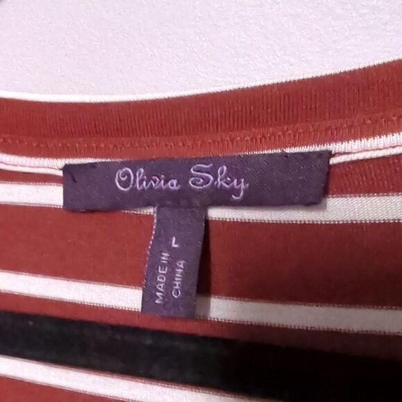 Olivia Sky Scoop Neck Short Sleeve Shirt - Picture 4 of 6